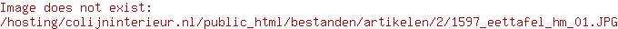 Eetkamertafel HM 01 