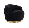 Draaifauteuil Teddy Black 