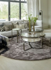 Lora Table Round Glass