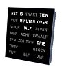 Woordklok Zwart