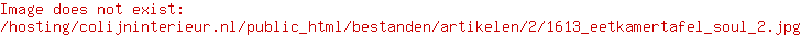 Eetkamertafel Soul 