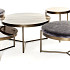 Lucca Pouf Table Round