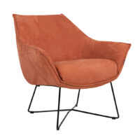 NEW IMM 2019_Egon low armchair nubuck terracotta  leather side.jpg